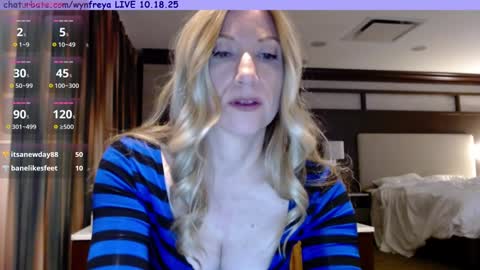 Snapshot of wynfreya chatting on October 20, 10:57 pm Wyn online show from October 20, 10:57 pm