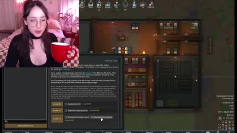 Snapshot of xo_sadie chatting on January 12, 6:17 am Xo Sadie online show from January 12, 6:17 am