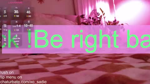 Snapshot of xo_sadie chatting on January 19, 6:31 am Xo Sadie online show from January 19, 6:31 am
