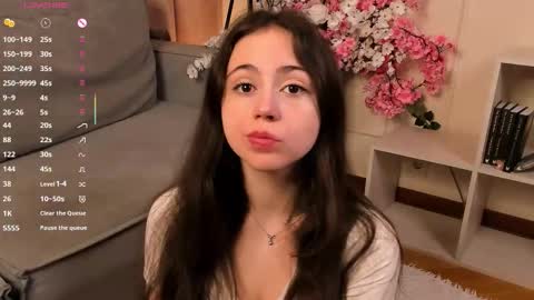 Snapshot of you_fell_in_love chatting on September 14, 8:34 am Elizabeth brunette -- Darline blonde  online show from September 14, 8:34 am