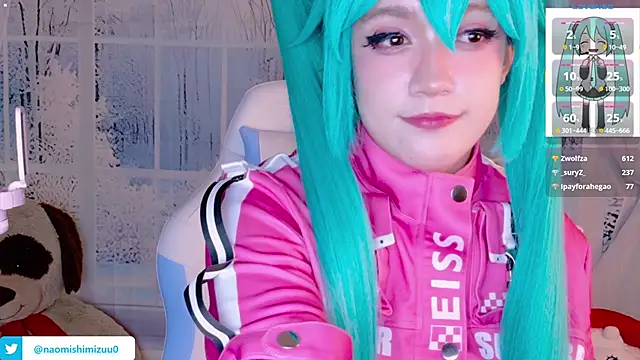 NaomiShimizu online show from January 12, 9:20 pm