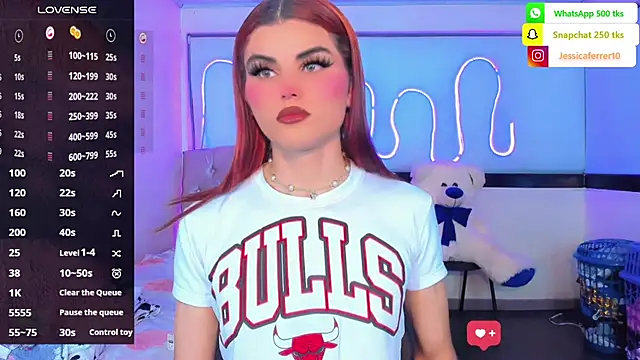 Snapshot of Jessica_smith_1 chatting on October 11, 11:18 pm Jessica smith 1 online show from October 11, 11:18 pm