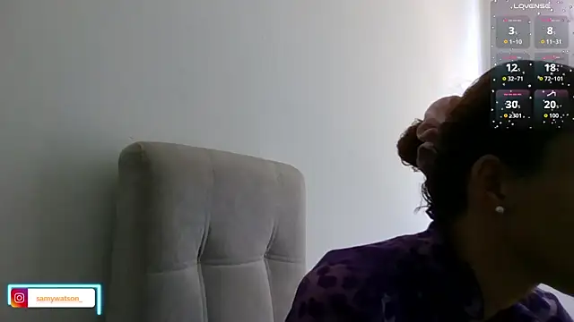 Snapshot of SamanthaWatson chatting on October 16, 8:55 pm SamanthaWatson online show from October 16, 8:55 pm