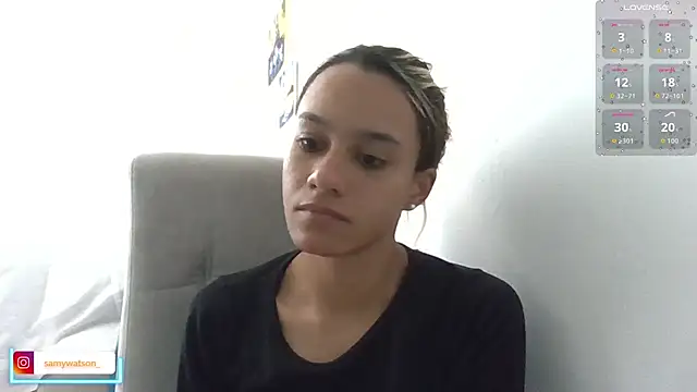 Snapshot of SamanthaWatson chatting on October 14, 8:33 pm SamanthaWatson online show from October 14, 8:33 pm