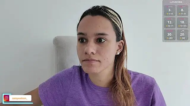 Snapshot of SamanthaWatson chatting on October 23, 4:02 pm SamanthaWatson online show from October 23, 4:02 pm