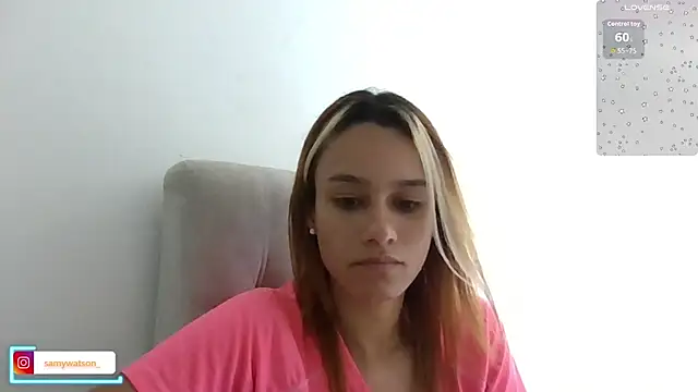 Snapshot of SamanthaWatson chatting on October 17, 8:56 pm SamanthaWatson online show from October 17, 8:56 pm