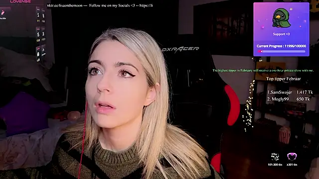 Lisaonthemoon online show from February 7, 3:27 pm