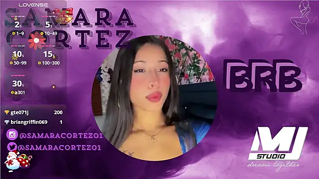 SamaraCortez online show from December 13, 7:53 pm