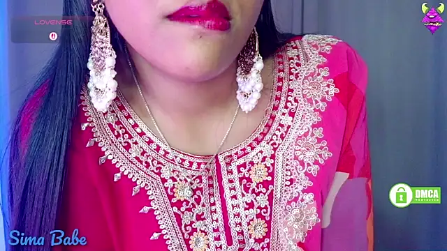 Snapshot of CallMeSima chatting on October 19, 4:58 am CallMeSima online show from October 19, 4:58 am