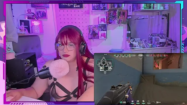 Snapshot of MegariaB chatting on October 2, 3:11 am MegariaB online show from October 2, 3:11 am