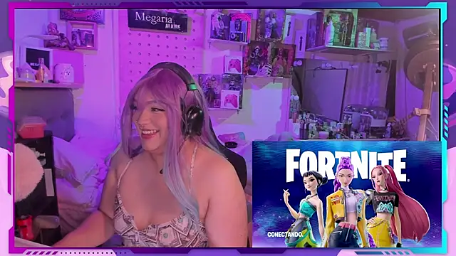 Snapshot of MegariaB chatting on October 9, 4:05 am MegariaB online show from October 9, 4:05 am