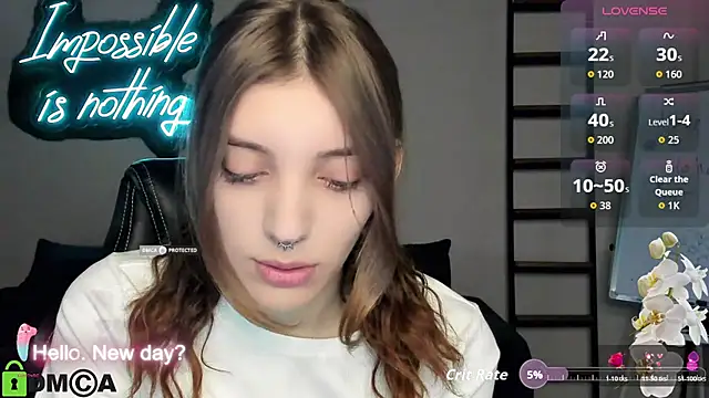 Snapshot of CherryBloom777 chatting on October 18, 6:38 am CherryBloom777 online show from October 18, 6:38 am