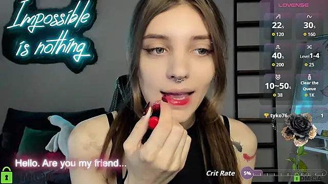 Snapshot of CherryBloom777 chatting on September 29, 6:51 am CherryBloom777 online show from September 29, 6:51 am