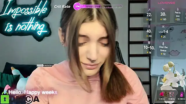 Snapshot of CherryBloom777 chatting on October 11, 7:02 am CherryBloom777 online show from October 11, 7:02 am