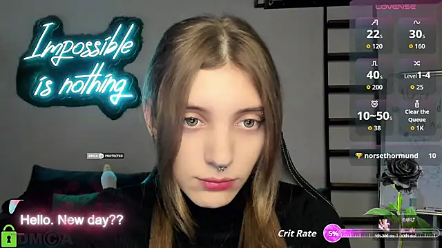 Snapshot of CherryBloom777 chatting on October 23, 6:41 am CherryBloom777 online show from October 23, 6:41 am