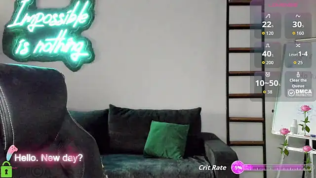 Snapshot of CherryBloom777 chatting on October 17, 6:38 am CherryBloom777 online show from October 17, 6:38 am