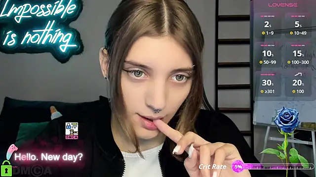 Snapshot of CherryBloom777 chatting on October 19, 6:48 am CherryBloom777 online show from October 19, 6:48 am