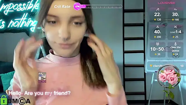 Snapshot of CherryBloom777 chatting on September 26, 6:55 am CherryBloom777 online show from September 26, 6:55 am