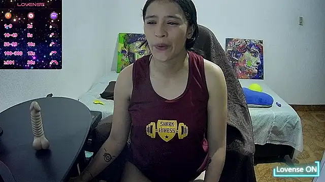 Snapshot of Hanha00 chatting on October 21, 1:09 am Hanha00 online show from October 21, 1:09 am