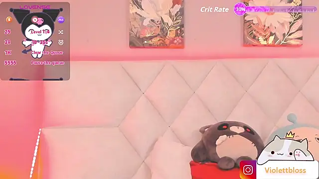 Snapshot of Violettbloss chatting on October 21, 3:43 am Violettbloss online show from October 21, 3:43 am