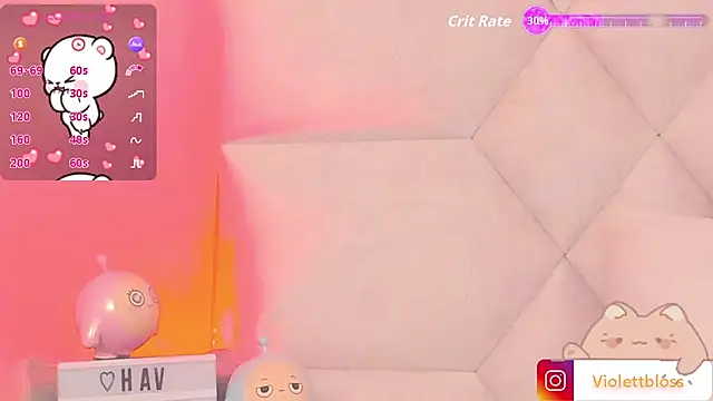 Snapshot of Violettbloss chatting on October 29, 3:22 am Violettbloss online show from October 29, 3:22 am