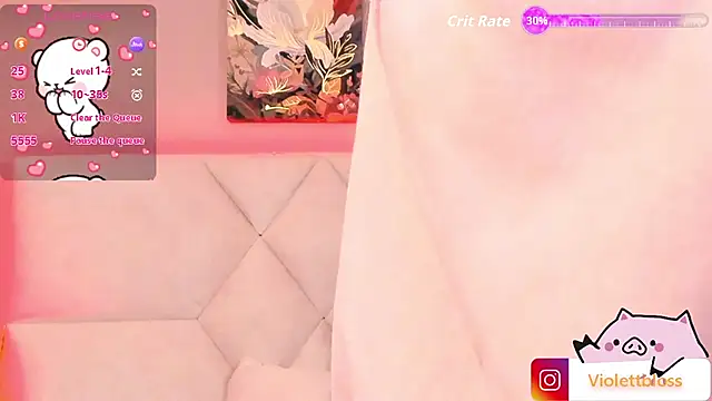 Snapshot of Violettbloss chatting on September 25, 3:38 am Violettbloss online show from September 25, 3:38 am