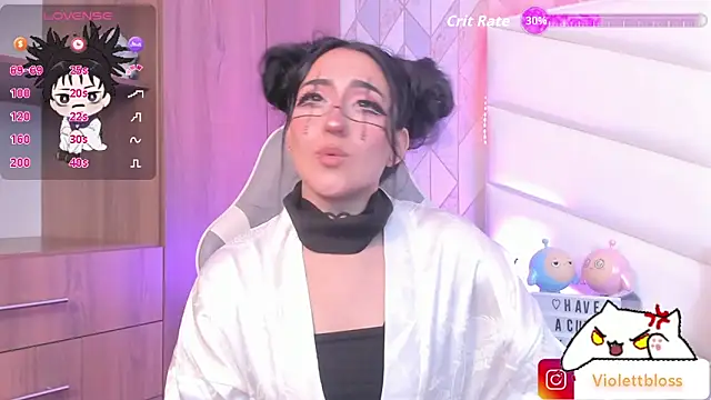 Violettbloss online show from February 5, 7:00 am