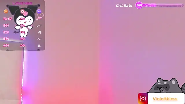 Snapshot of Violettbloss chatting on September 9, 3:39 am Violettbloss online show from September 9, 3:39 am
