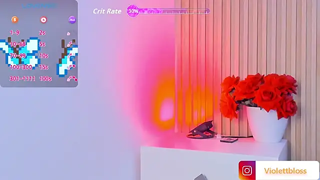 Snapshot of Violettbloss chatting on September 18, 3:27 am Violettbloss online show from September 18, 3:27 am