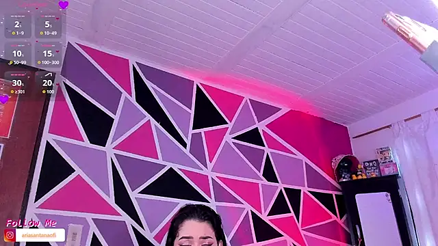 Snapshot of arisantana chatting on October 10, 8:25 pm arisantana online show from October 10, 8:25 pm