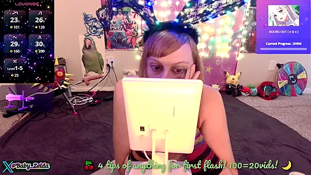 Snapshot of BabyZelda chatting on September 23, 9:57 pm BabyZelda online show from September 23, 9:57 pm