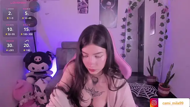 Snapshot of cami_mila9 chatting on October 24, 10:28 pm cami mila9 online show from October 24, 10:28 pm