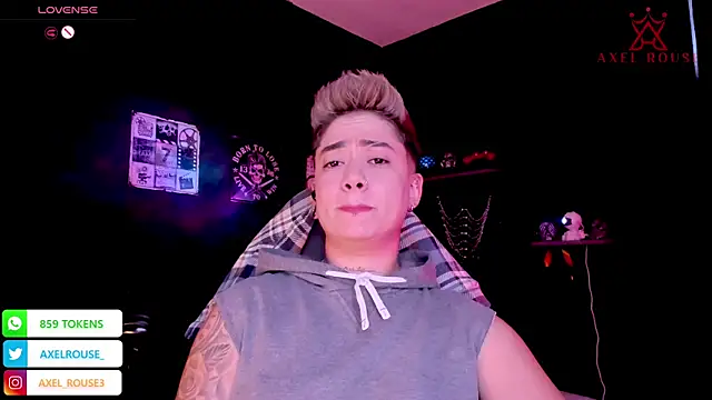 AxelRouse 1 online show from October 18, 8:10 pm