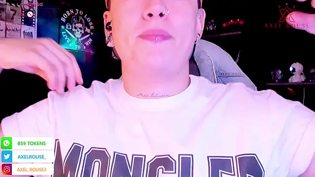 AxelRouse 1 online show from October 2, 3:39 pm