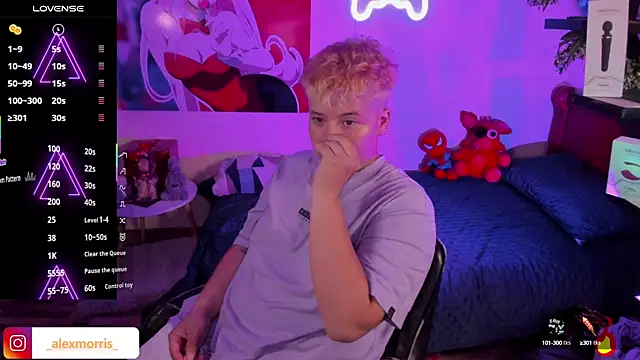  AlexMorris online show from October 3, 7:02 am