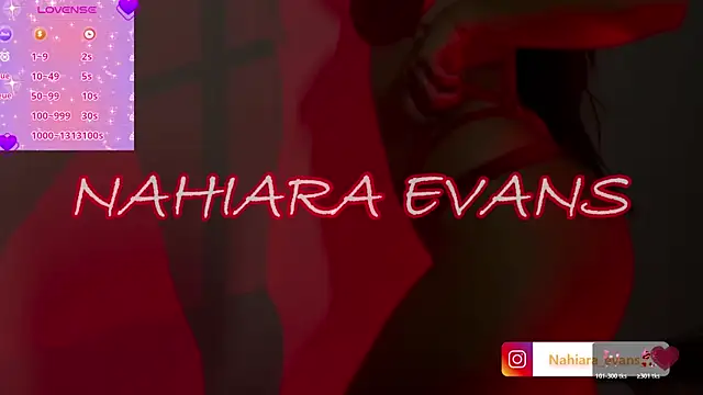 NahiaraEvans  online show from June 5, 11:11 pm