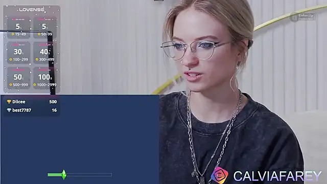 calviafarey online show from February 14, 12:45 am