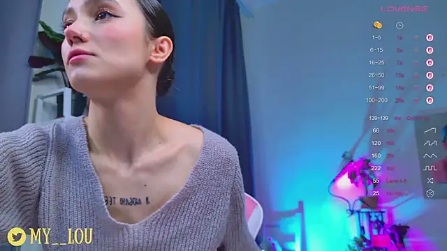 Snapshot of MyLou_ chatting on October 26, 3:07 pm MyLou  online show from October 26, 3:07 pm