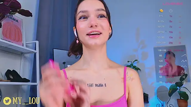 Snapshot of MyLou_ chatting on October 10, 2:11 pm MyLou  online show from October 10, 2:11 pm