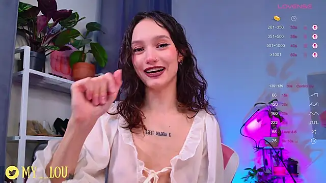 Snapshot of MyLou_ chatting on October 13, 3:25 pm MyLou  online show from October 13, 3:25 pm