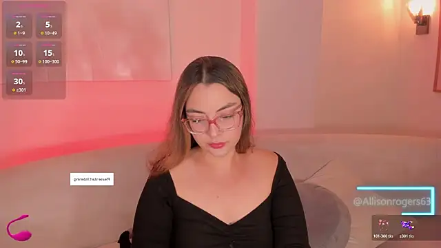 AllisonRogersX online show from April 23, 11:28 am