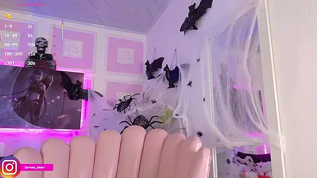 Snapshot of Sammyblaer chatting on October 17, 9:18 pm Sammyblaer online show from October 17, 9:18 pm