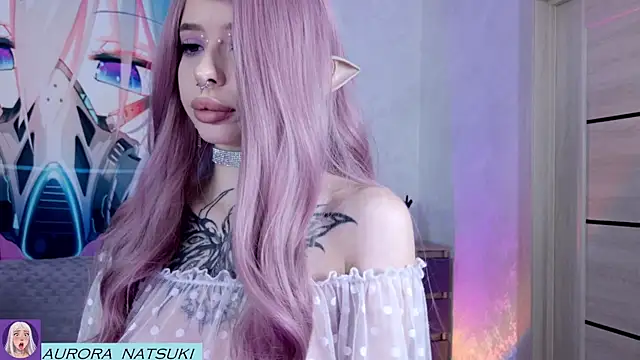 Snapshot of Aurora_Natsuki chatting on October 1, 4:45 pm Aurora Natsuki online show from October 1, 4:45 pm