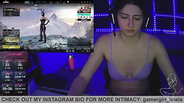 Snapshot of Gamergirl-Linela chatting on September 14, 12:08 am Gamergirl-Linela online show from September 14, 12:08 am