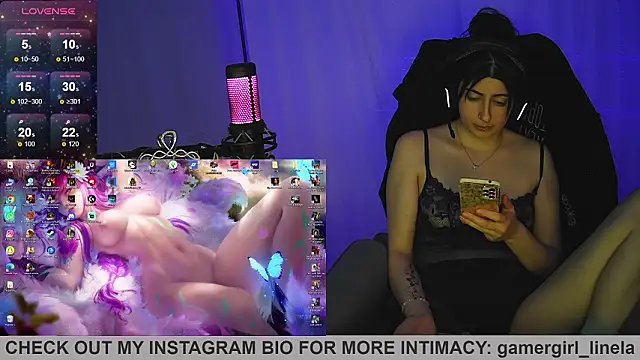 Gamergirl-Linela online show from February 18, 6:18 pm