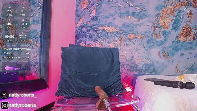 Natty roberts  online show from March 15, 1:40 am