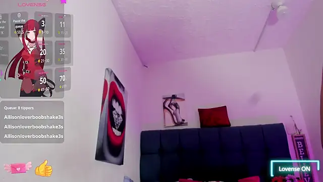 Snapshot of Allison_star1 chatting on October 21, 1:04 pm Allison star1 online show from October 21, 1:04 pm