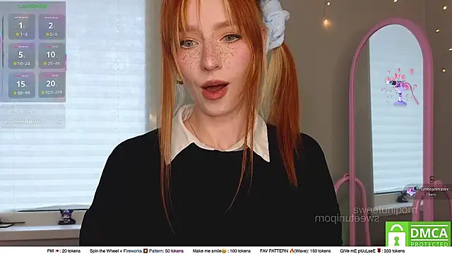 Snapshot of sweetuniporn chatting on October 12, 9:12 am sweetuniporn online show from October 12, 9:12 am