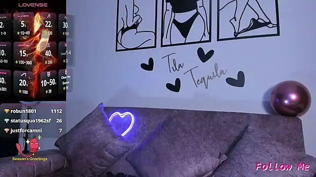 Snapshot of TilaTequila_15 chatting on October 3, 4:23 pm TilaTequila 15 online show from October 3, 4:23 pm