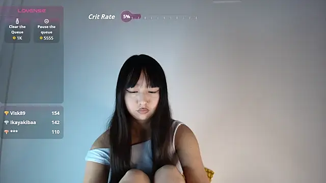 Snapshot of Ji_yen chatting on October 5, 2:27 am Ji yen online show from October 5, 2:27 am